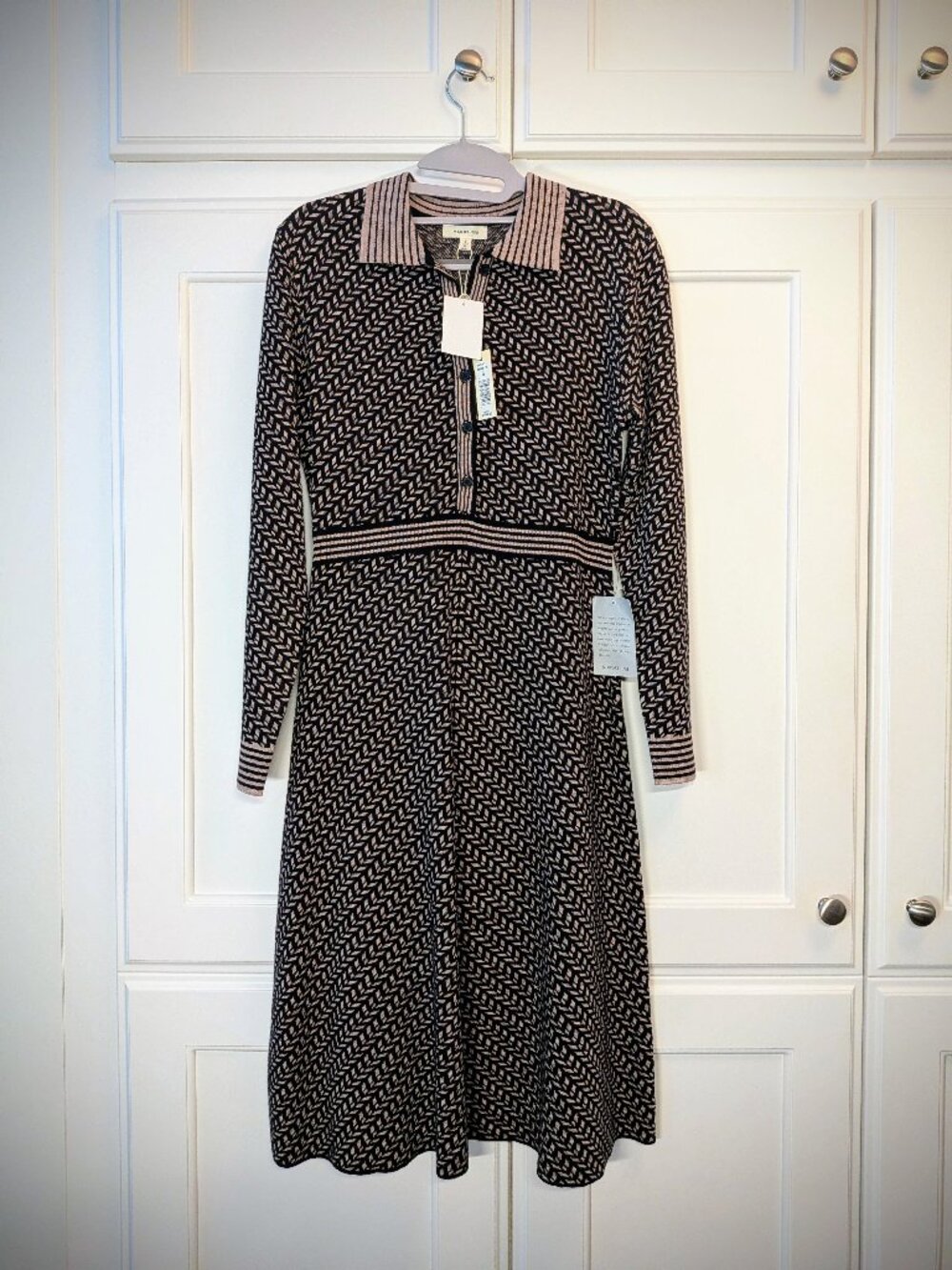 MaxStudio Printed Dress